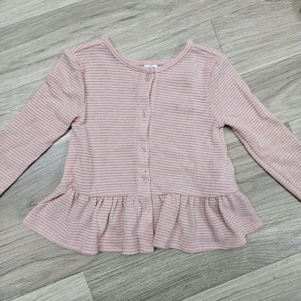 Carters Baby Girl Pink Shirt Bundle Size 12 Months Spring Casual